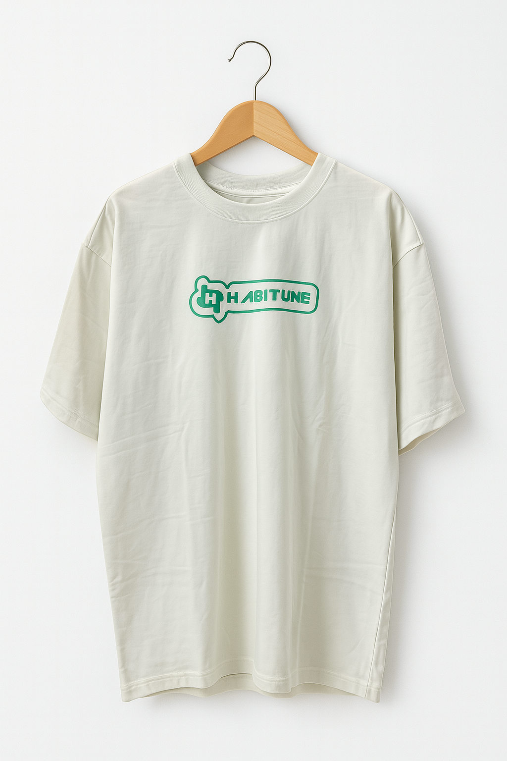 Palm Break White Oversized T Shirt